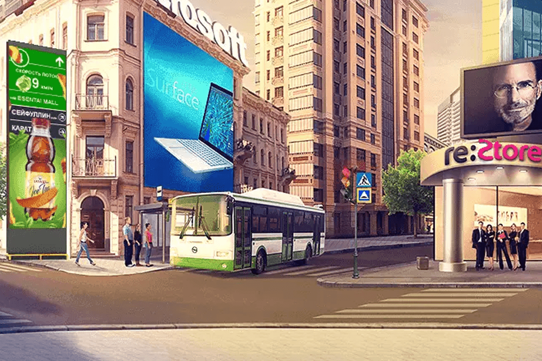 Производство наружной рекламы в Алматы